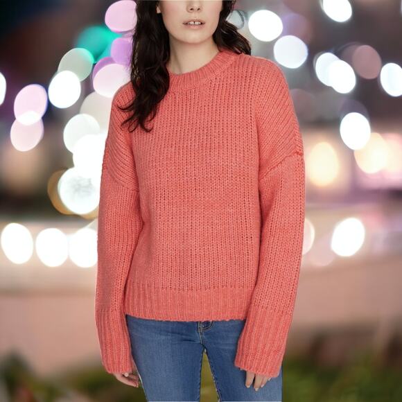 NWT - Sanctuary Women's Telluride Pullover Sweater Pink Size: M - Picture 1 of 4